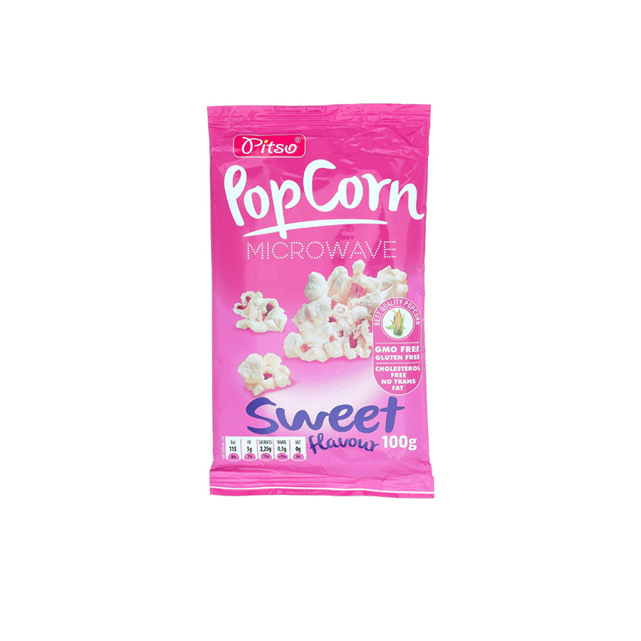 Pitso Pipocas Microndas Doces 100 gr