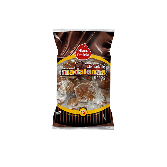 Hiper Delícia Madalenas de Chocolate 12 un 500 gr