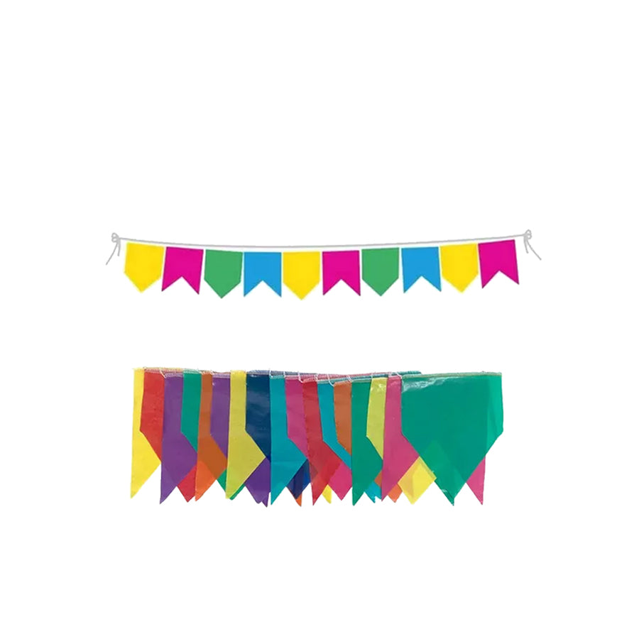 Grinalda Papel Multi Bandeiras 250 cm