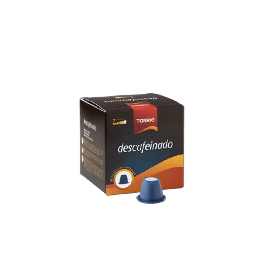 Torrié Cápsulas de Café Descafeinado Compatível Nexpresso 10 un