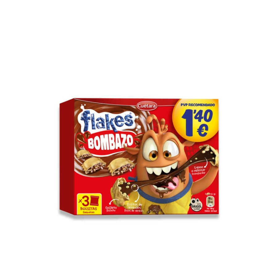 Cuétara Choco Flakes Bombazo 3 x 35 gr