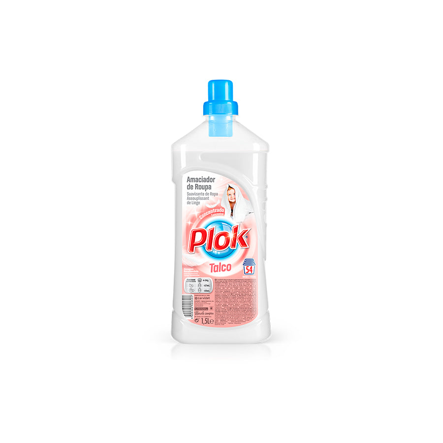 Plok Amaciador Roupa Talco 54 Doses