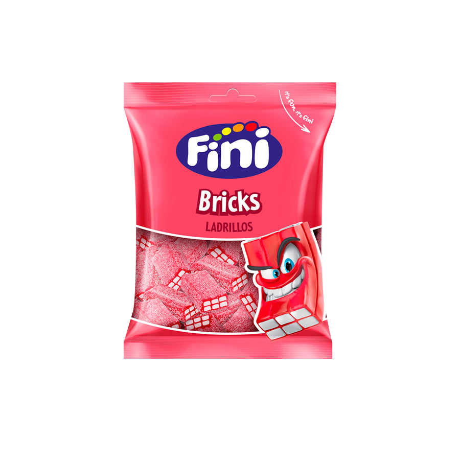 Fini Tijolos Morango Ácidos 90 gr