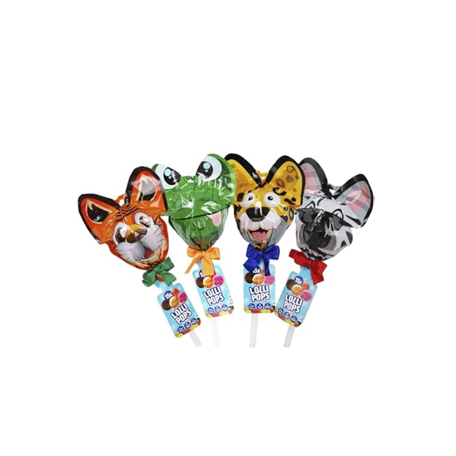Chupa Grande Animais com 15 Chupas 135 gr