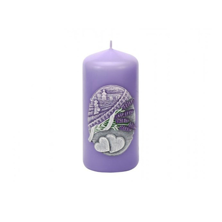 Vela Pilar Lavender Kiss 13 cm