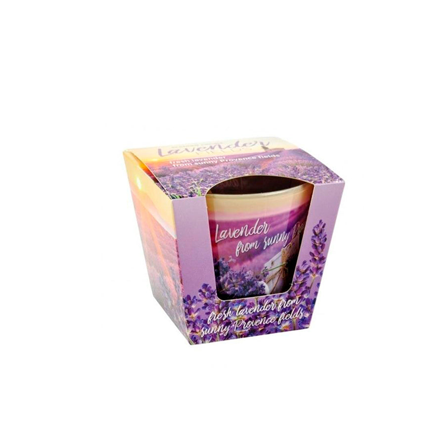 Vela Copo Vidro Lavender Fields 115 gr