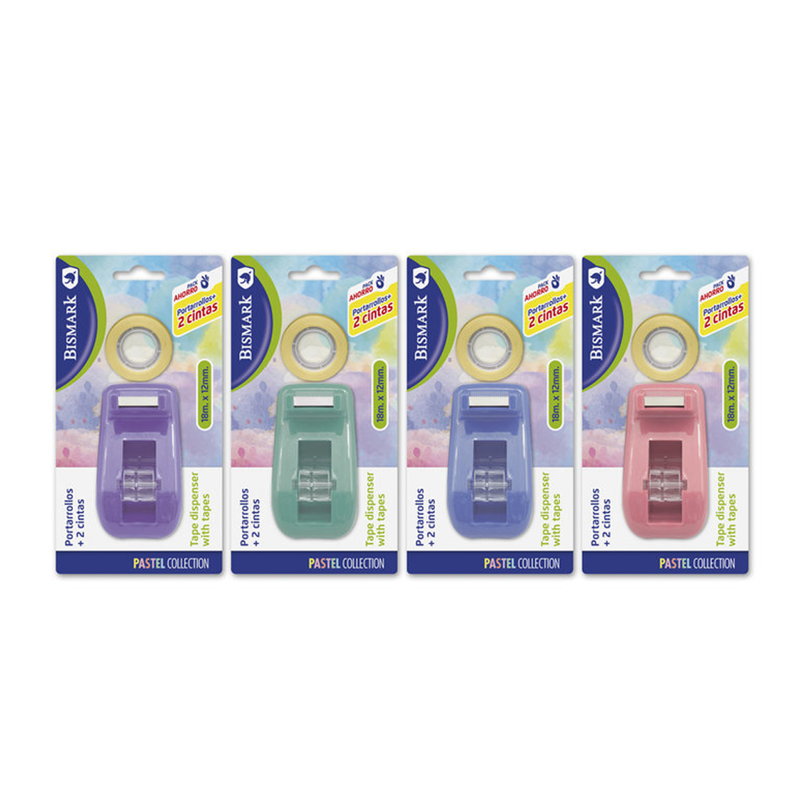 Suporte Mini Bismark + Fita-Cola Adesiva 18 m x 12 mm