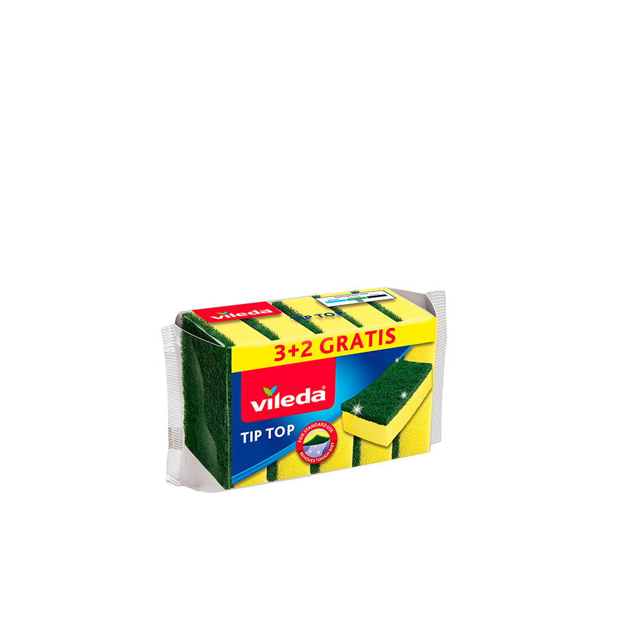 Vileda Esponja Tip Top 3 + 2 un