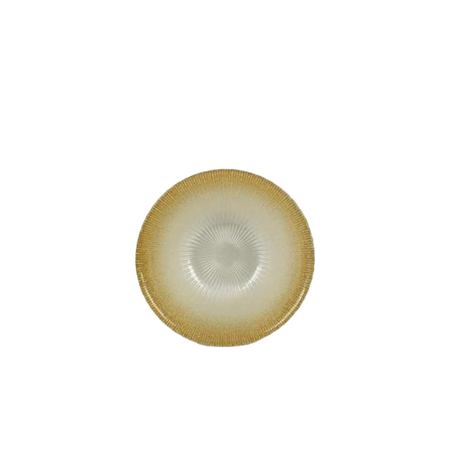 Taça de Vidro Dourada 16 cm