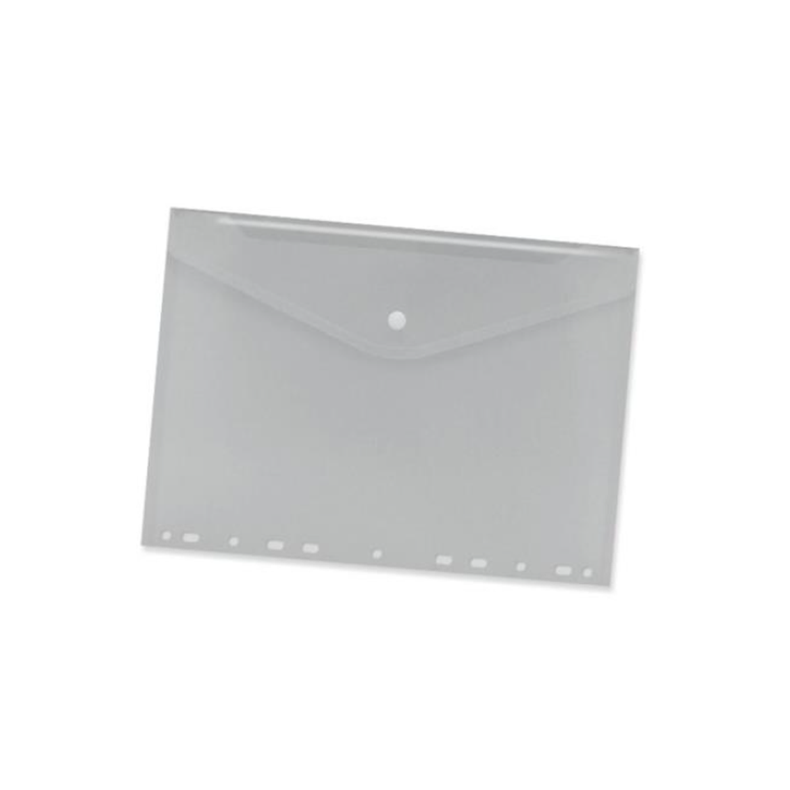 Envelope Porta-Documentos PP com Furos e Velcro Pastel