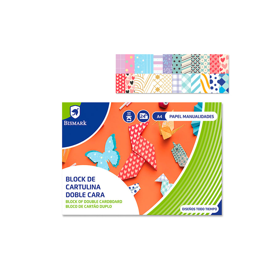 Bismark Bloco de Cartolinas com Desenhos A4 24 Folhas