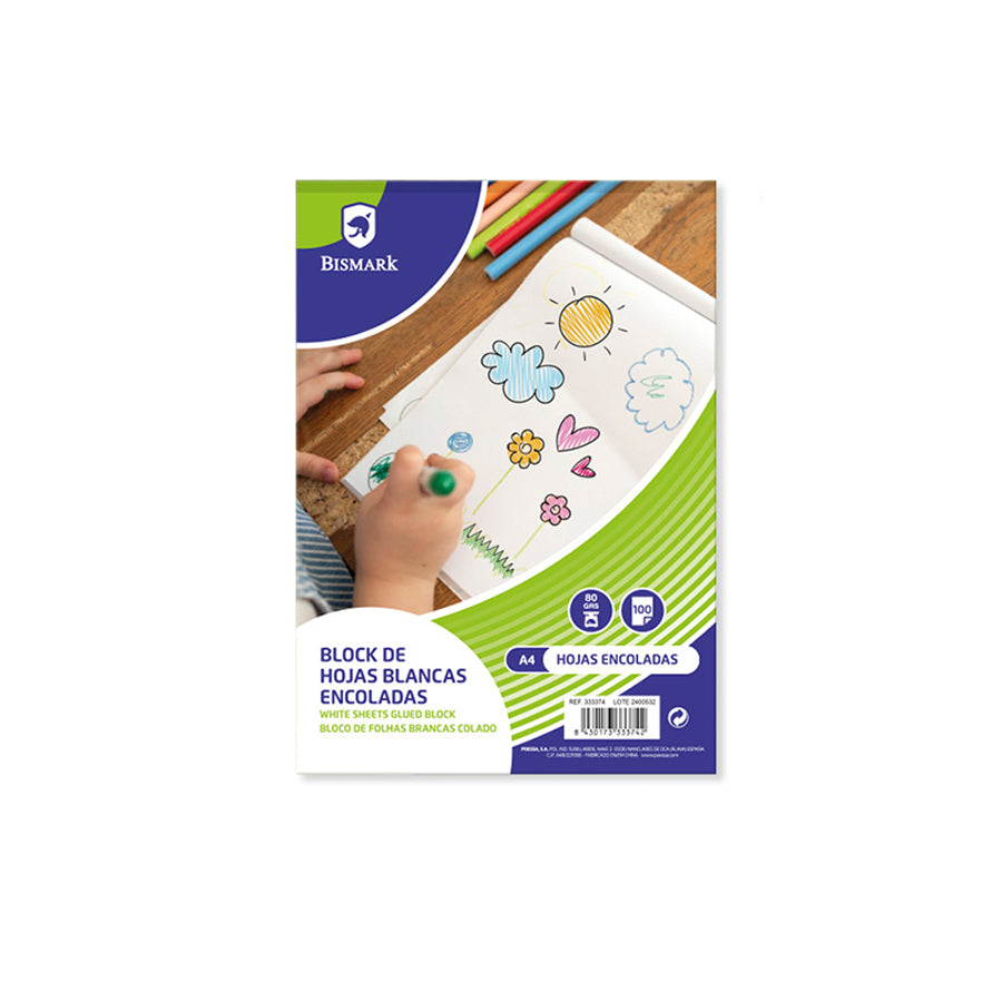 Bismark Bloco 100 Folhas Brancas A4
