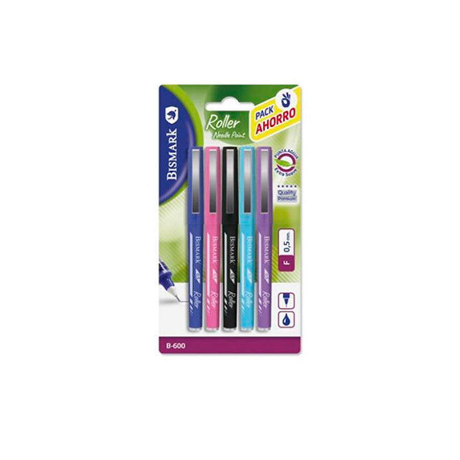 Bismark Pack 5 Esferográficas 0.5 mm