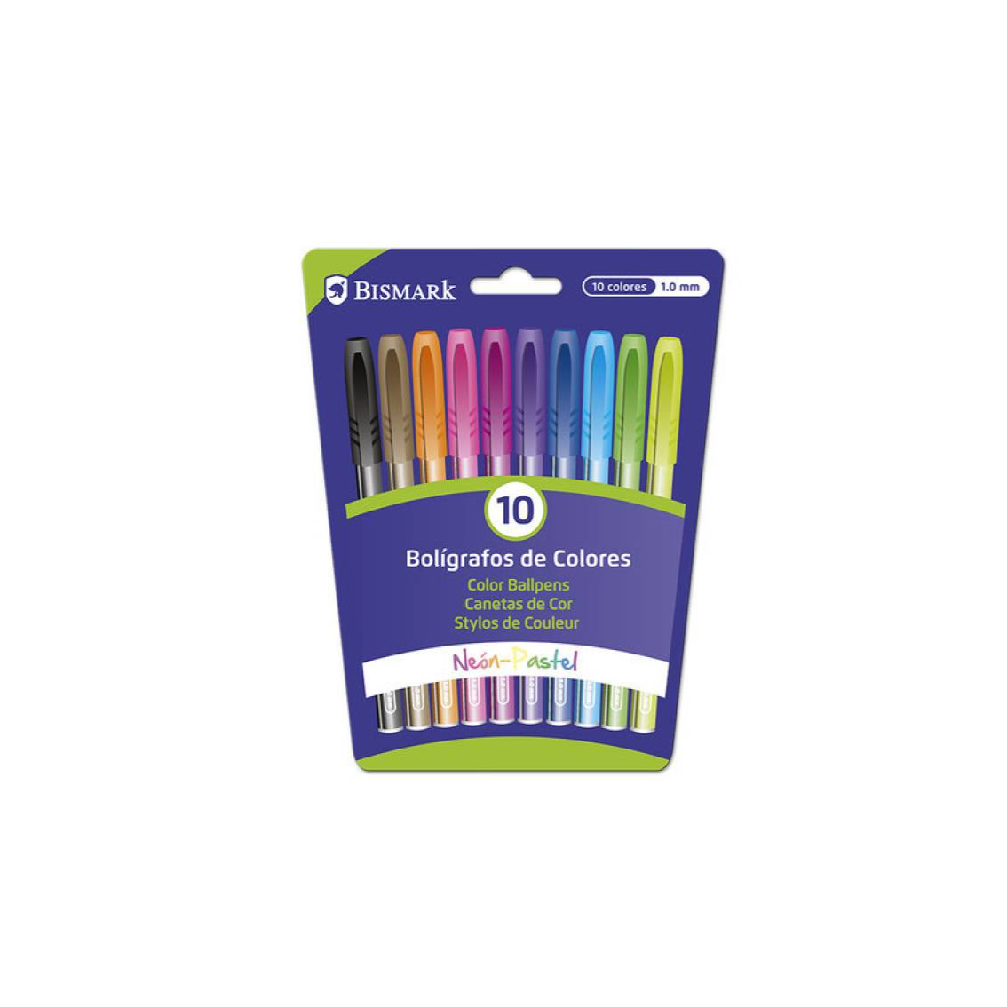 Canetas Neon/Pastel 10 Cores 1,0 mm