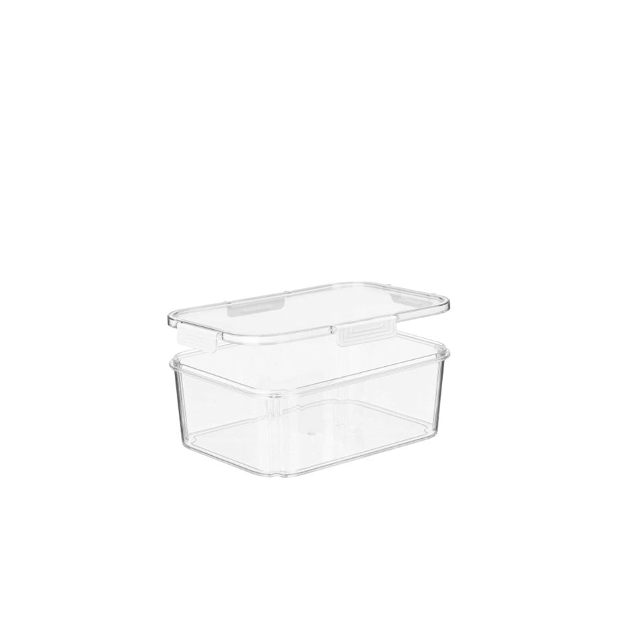 Caixa Hermética Retangular Branca 460 ml