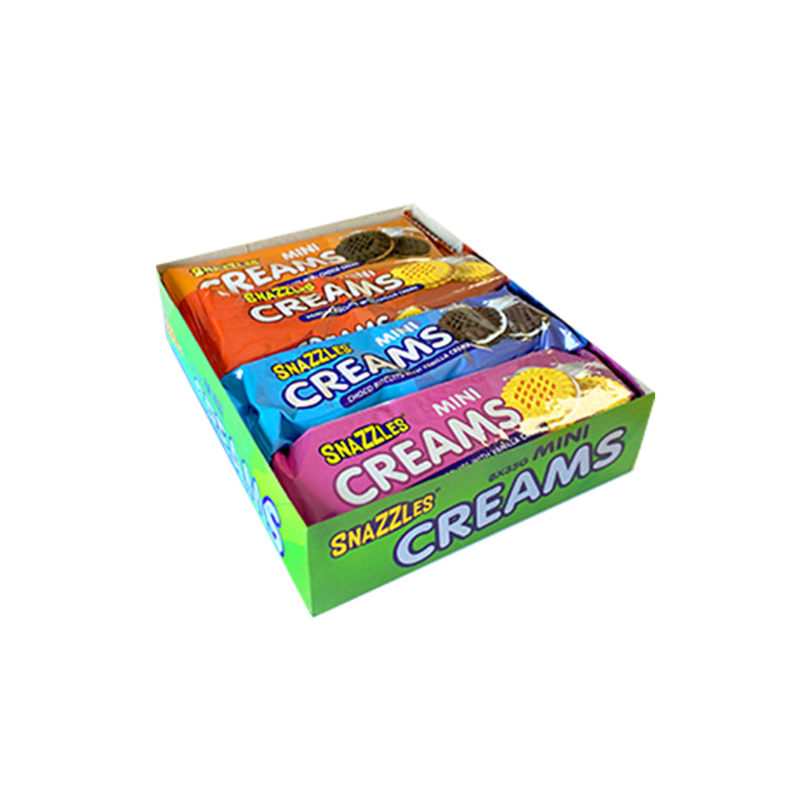 Snazzles Pack 8 Bolachas Recheadas Mini 4 Sabores 280 gr