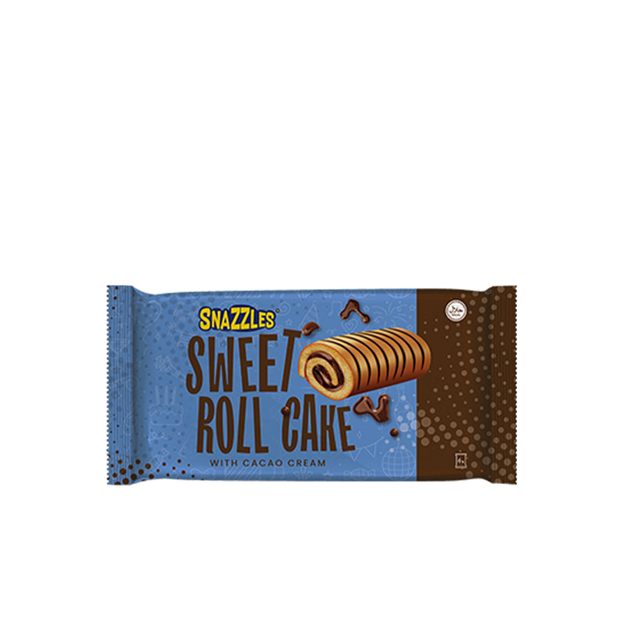 Snazzles Bolo Sweet Roll Recheado com Creme de Cacau  4 x 50 gr