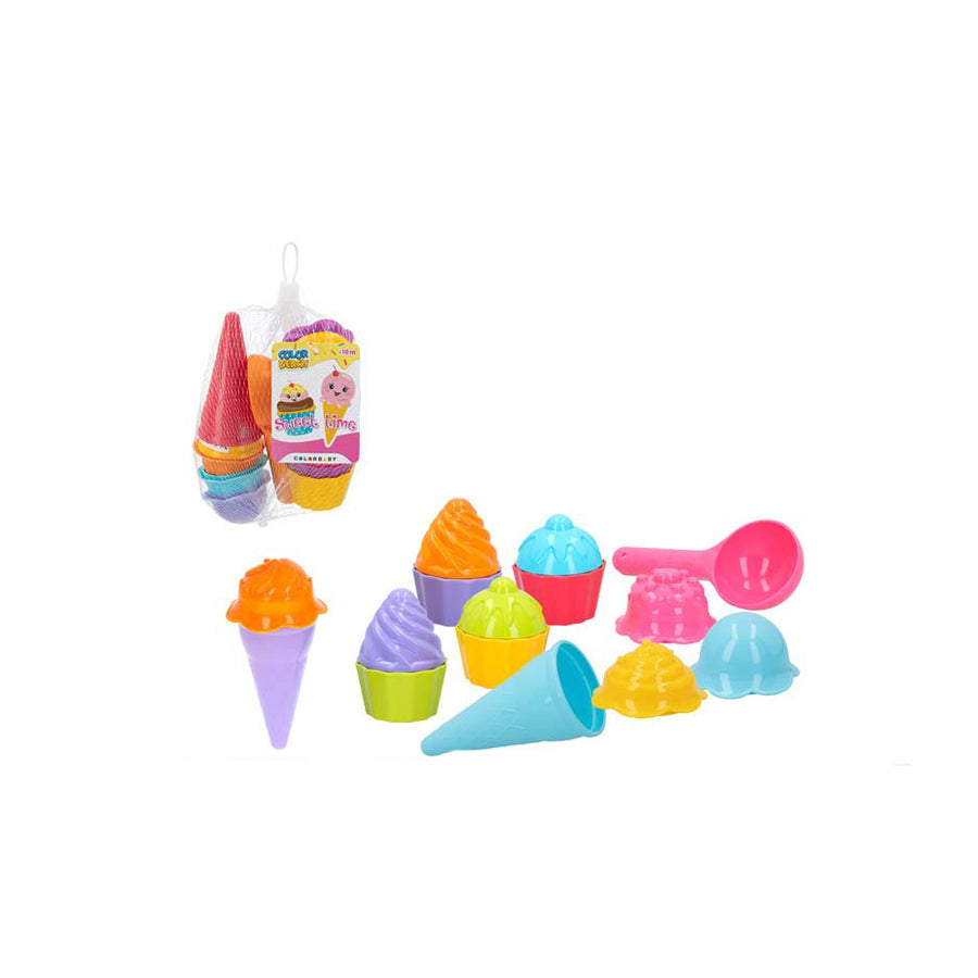 Brinquedo de Praia Gelados e Cupcakes