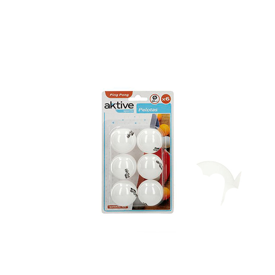 Pack 6 Bolas de Ténis de Mesa