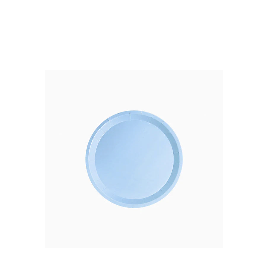 Pack 12 Pratos Azul Pastel 12 cm