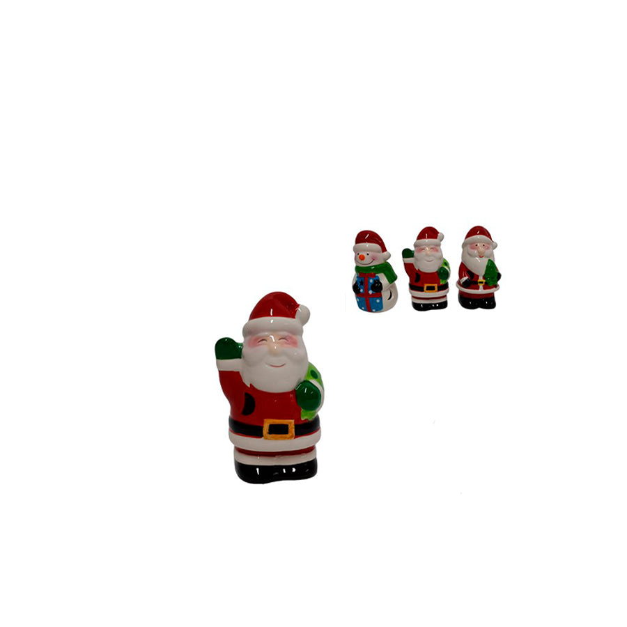 Pai Natal Cerâmica 12 cm