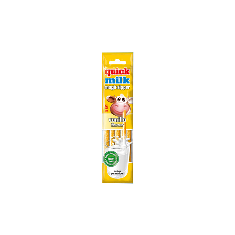 Quick Milk Palhinha Baunilha 5 un