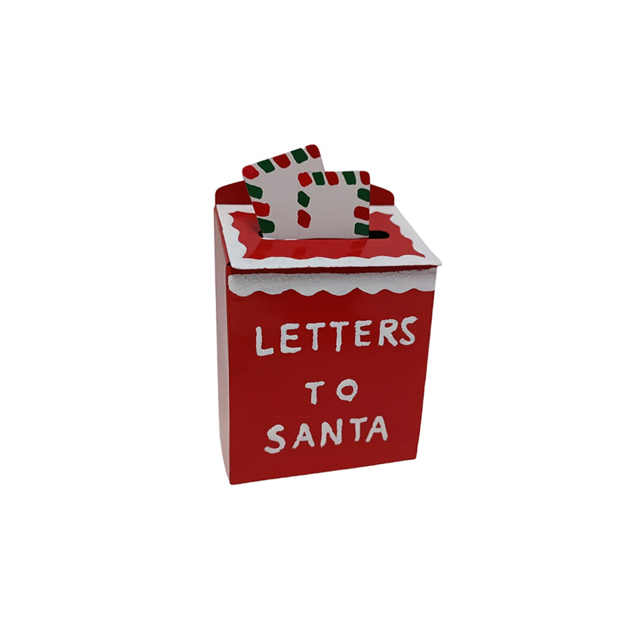 Porta Cartas de Natal em Metal 11 x 7 cm