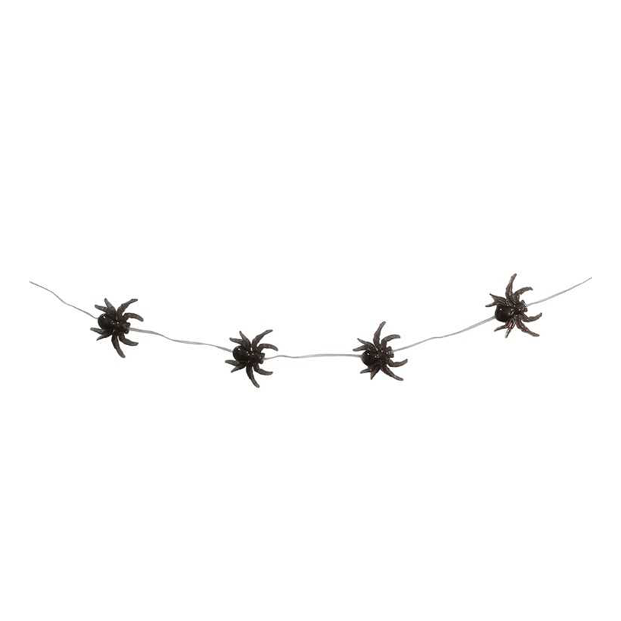 Fio com 10 LEDs Aranhas Halloween 1 m