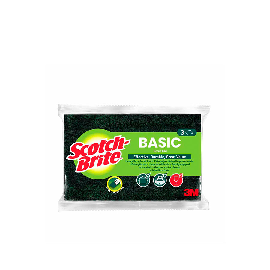Scotch - Brite Esfregão Verde Basic 3 un
