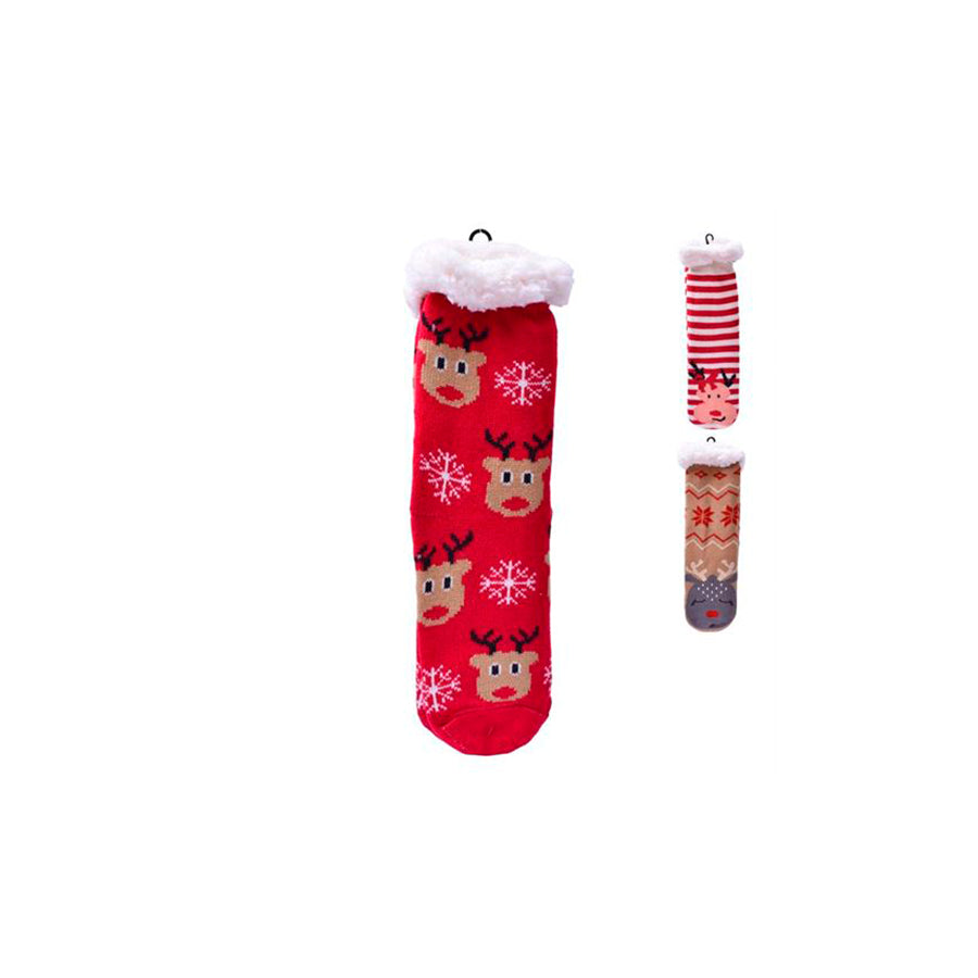 Meias Antiderrapantes Natalícias 41 x 12 cm