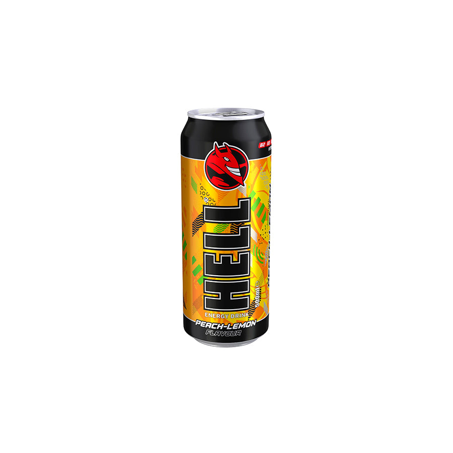Hell Bebida Energética Peach Lemon 500 ml
