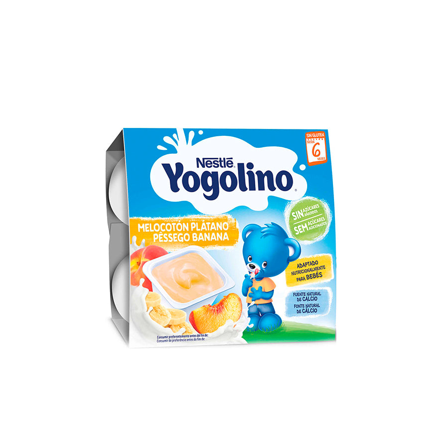 Nestlé Yogolino Pêssego e Banana 4 x 100 gr