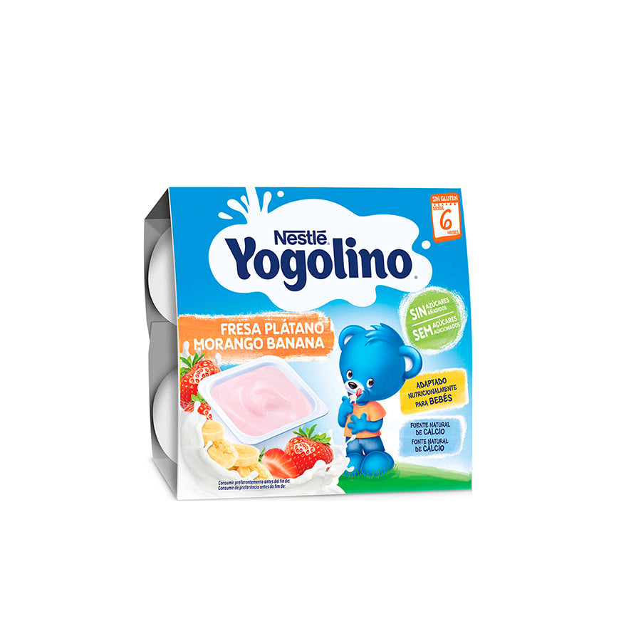 Nestlé Yogolino Morango e Banana 4 x 100 gr