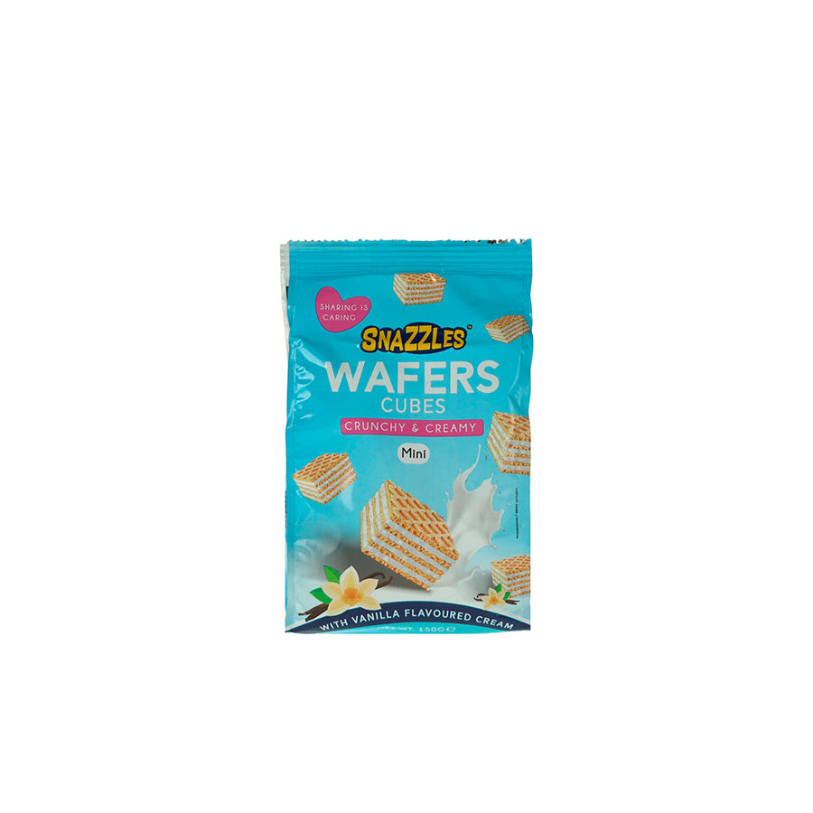 Snazzles Bolacha Wafer com Recheio de Baunilha 150 gr