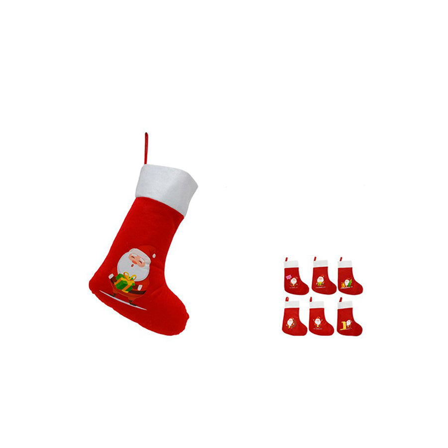 Meia Pai Natal de Feltro 40 cm