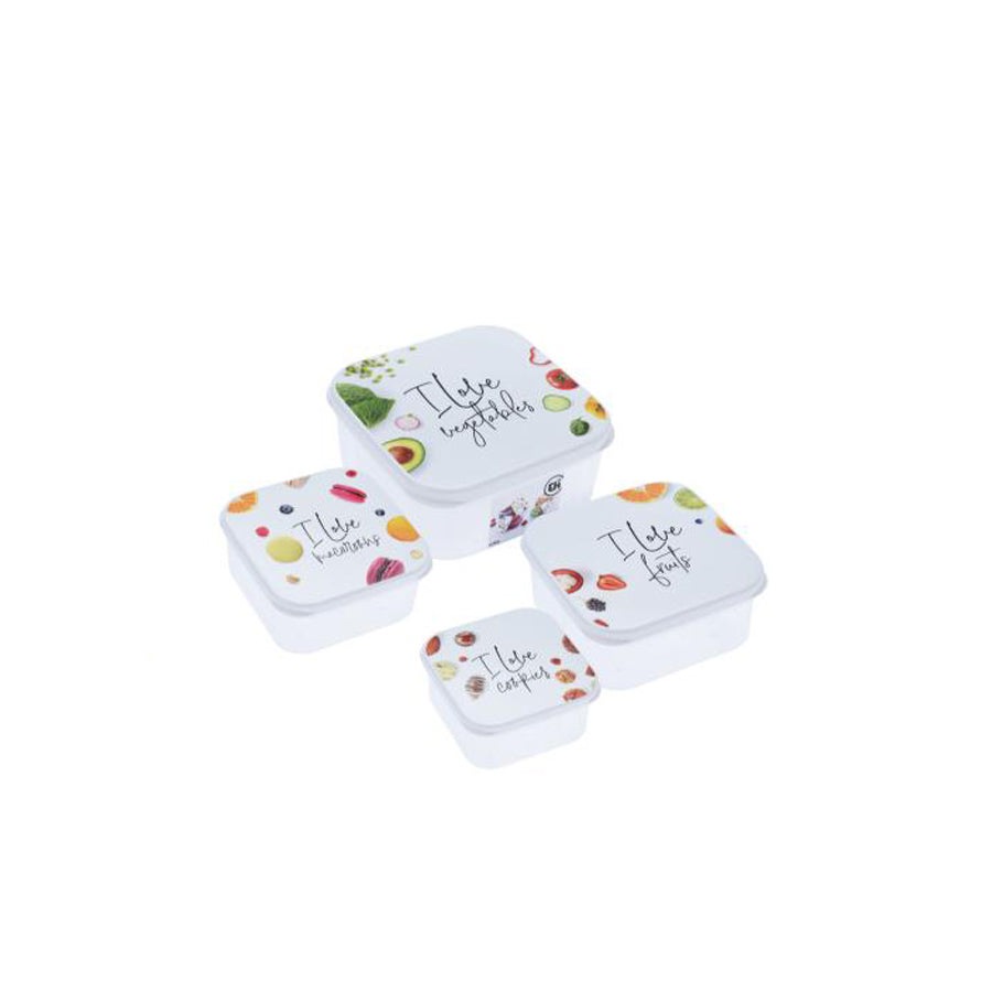 Pack 4 Fiambreiras em Plástico