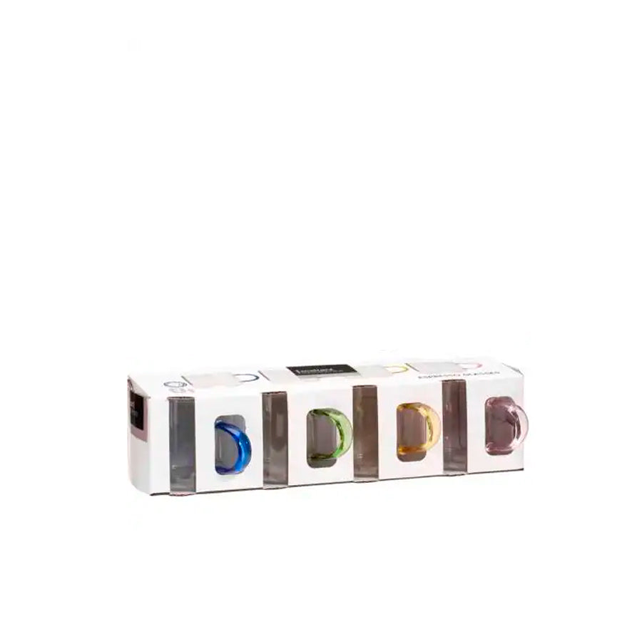 Pack 4 Chávenas de Café em Vidro