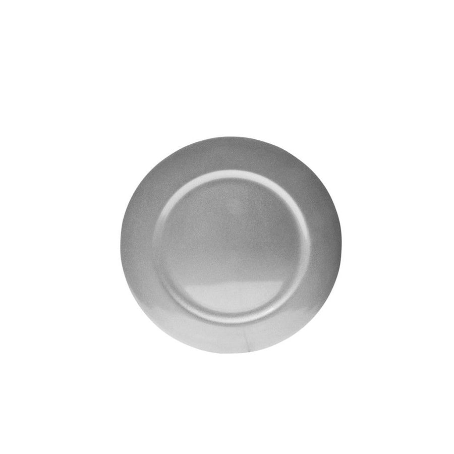 Prato Marcado Prateado 33 cm