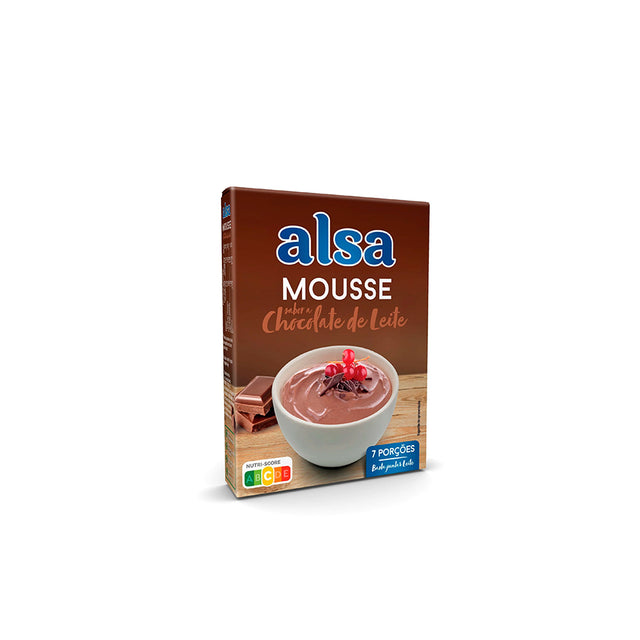Alsa Mousse Chocolate de Leite 132 gr – Promostock