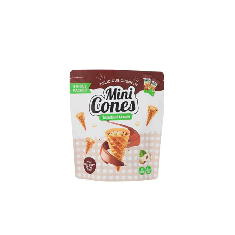 Becky's Mini Cones com Recheio de Avelã 100 gr