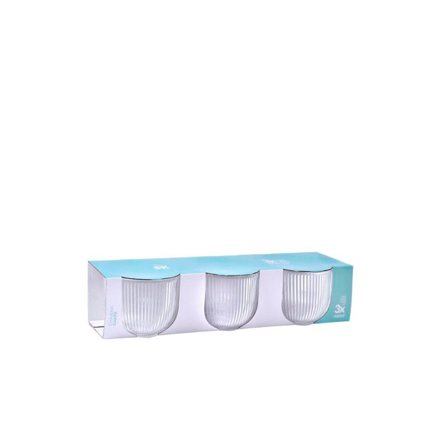 Pack 3 Chávenas de Vidro Gante 460 ml