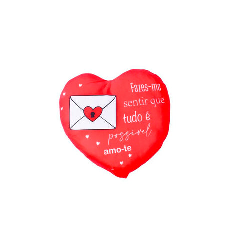 Almofada Coração 32 x 25 cm