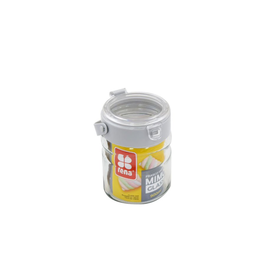 Rena Frasco de Vidro com Pega 900 ml