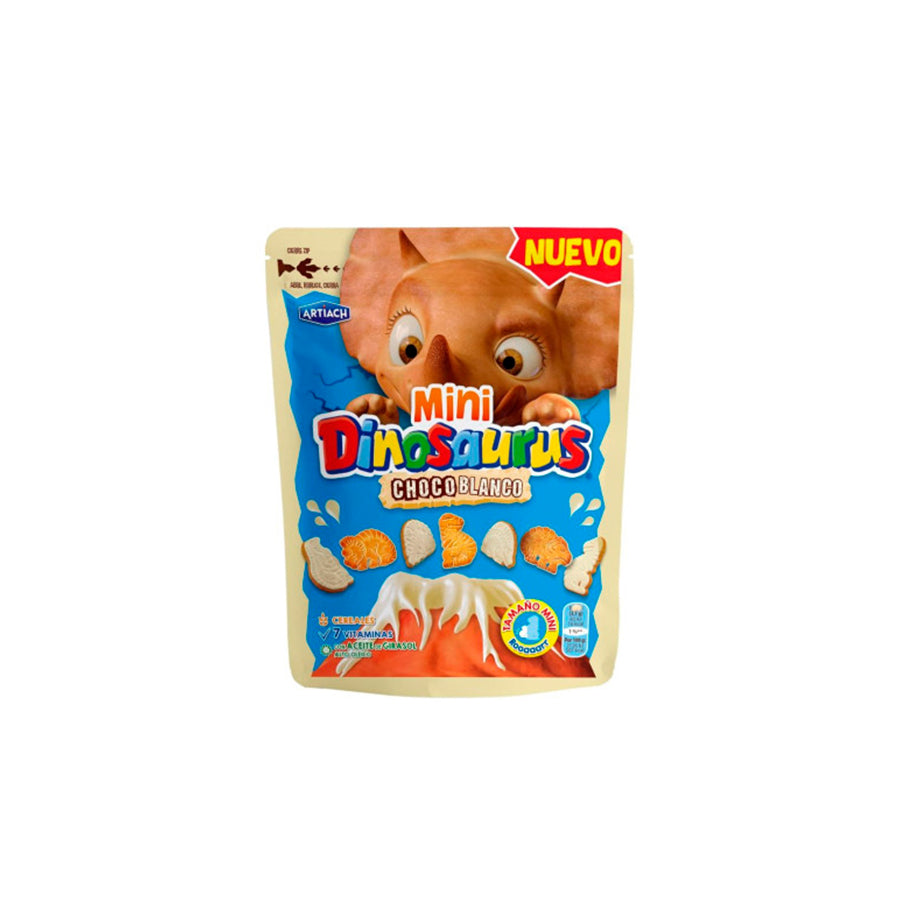 Artiach Mini Dinossauros com Chocolate Branco 80 gr