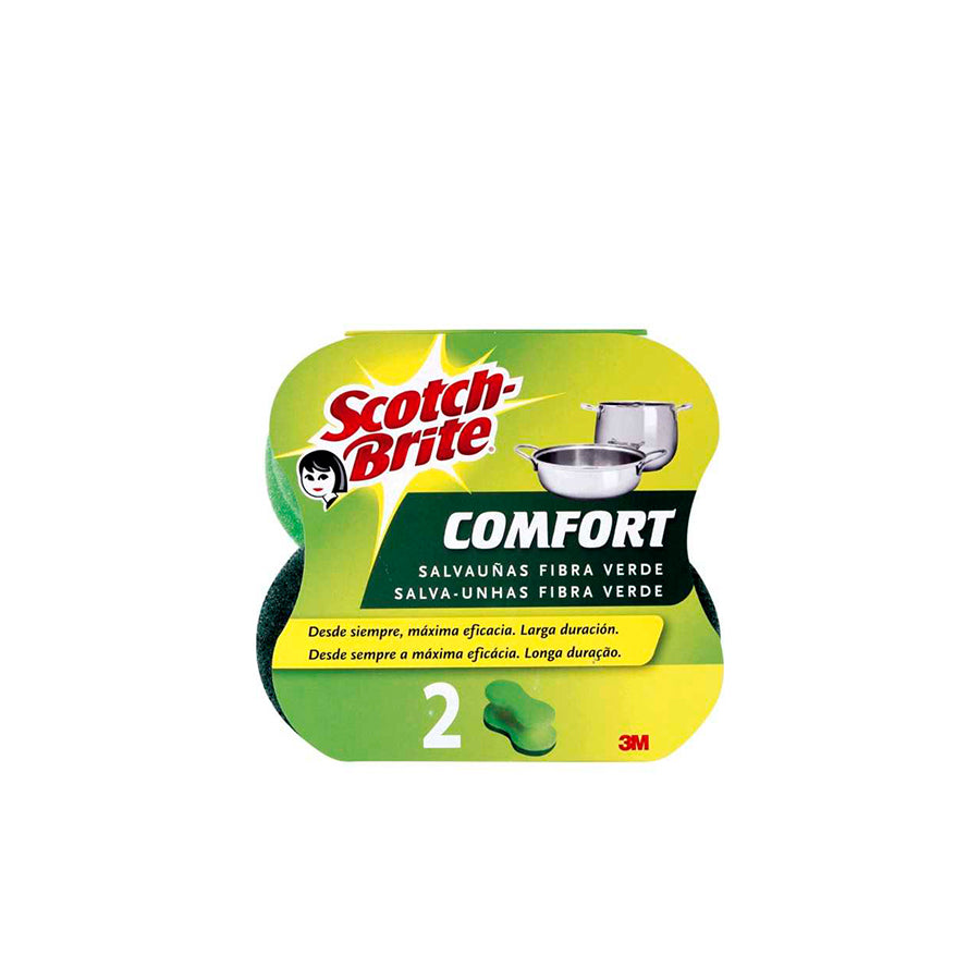 Scotch - Brite Esfregão Verde Comfort 2 un