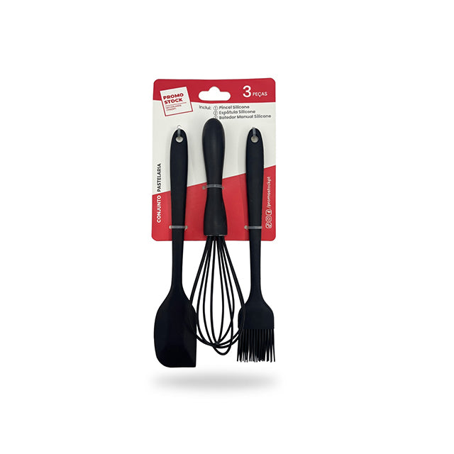 Conjunto de 3 Utensílios de Pastelaria