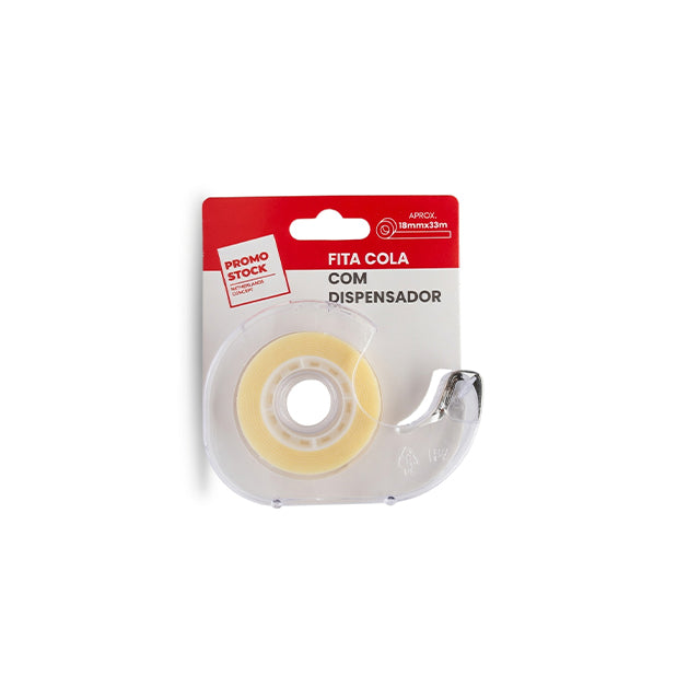 Fita Cola c/Dispensador 18MMx33M