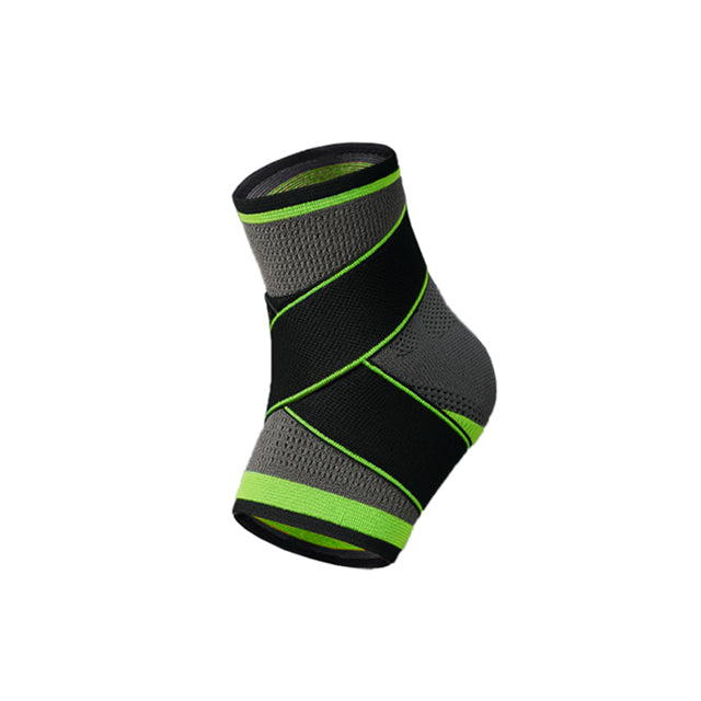 Suporte Elástico de Tornozelo c/Tiras de Compressão