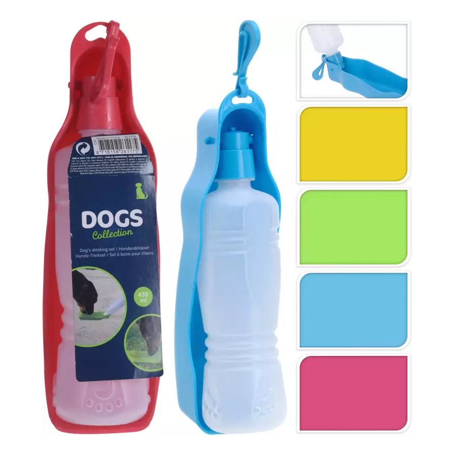 Garrafa Bebedouro Portátil para Cão 450 ml
