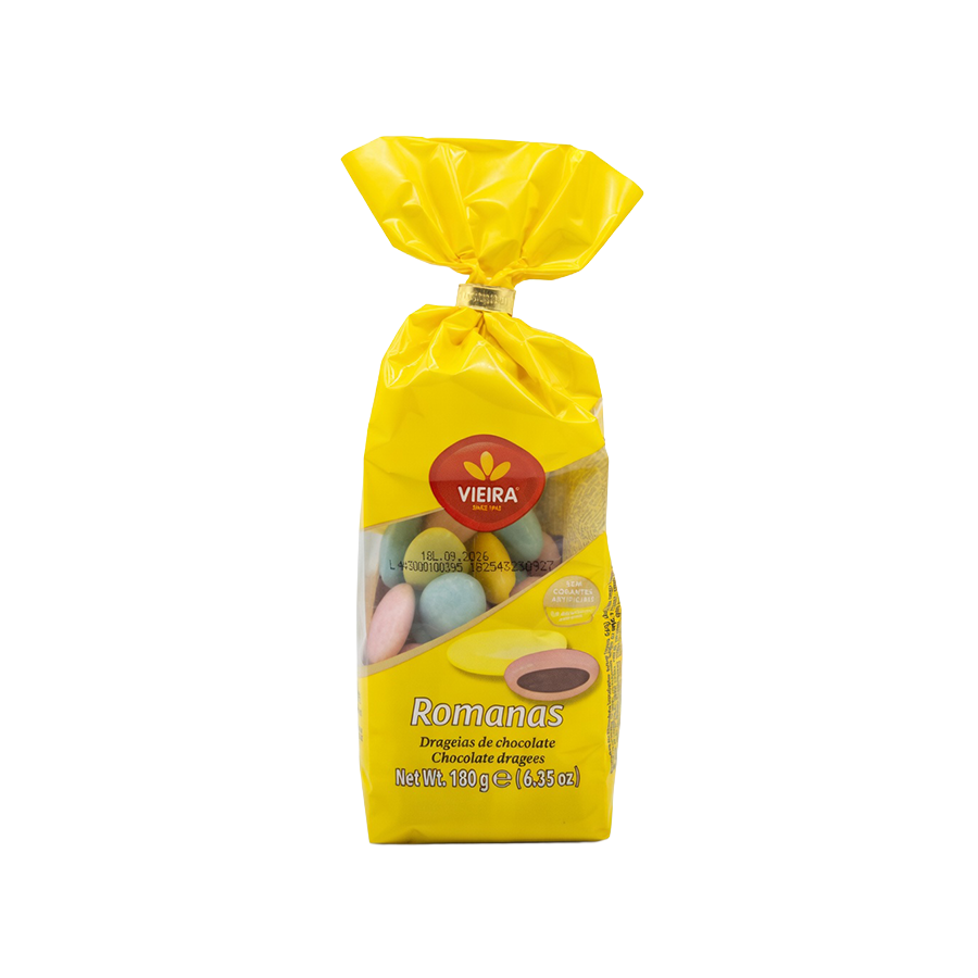 Drageias de Chocolate Romanas Vieira 180 g